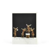 GREETING CARD - DOWN THE CHIMNEY