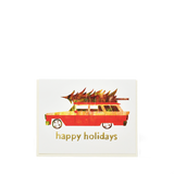 GREETING CARD - HOLIDAY CHEVY
