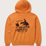 HOODIE - ROUND UP - ORANGE
