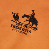 HOODIE - ROUND UP - ORANGE