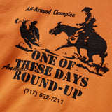 HOODIE - ROUND UP - ORANGE