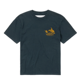 TEE - ROUND UP - WASHED BLACK
