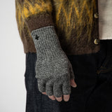 FINGERLESS GLOVE - CHARCOAL