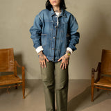 DENIM JACKET - USED DENIM