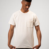 SINGLE POCKET TEE - NATURAL