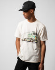 ONE OF THESE DAYS - LOST HIGHWAY TRUCKING TEE - WHITE