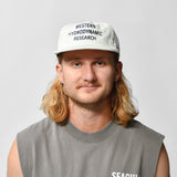 HAT - WHALE CORD - WHITE/NAVY