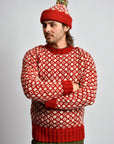 CHAMULA - PULLOVER - DESIGN - RED