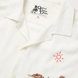 CAMP SHIRT - TOMORROW HAS ALREADY SPOKEN - BONE