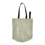 ZZ413 TOTE BAG - GREY/SILVER