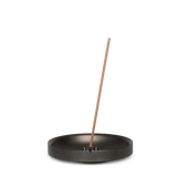 AGAVE BASIN INCENSE HOLDER - BLACKENED BRASS