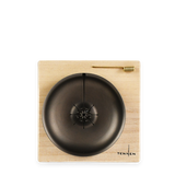 AGAVE BASIN INCENSE HOLDER - BLACKENED BRASS