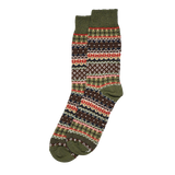 COTTON FAIR ISLE - OLIVE
