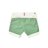 FIELD SHORTS - 7 INCH - OFF WHITE/WILLOW GREEN