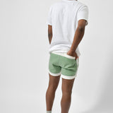 FIELD SHORTS - 5 INCH - OFF WHITE/WILLOW GREEN