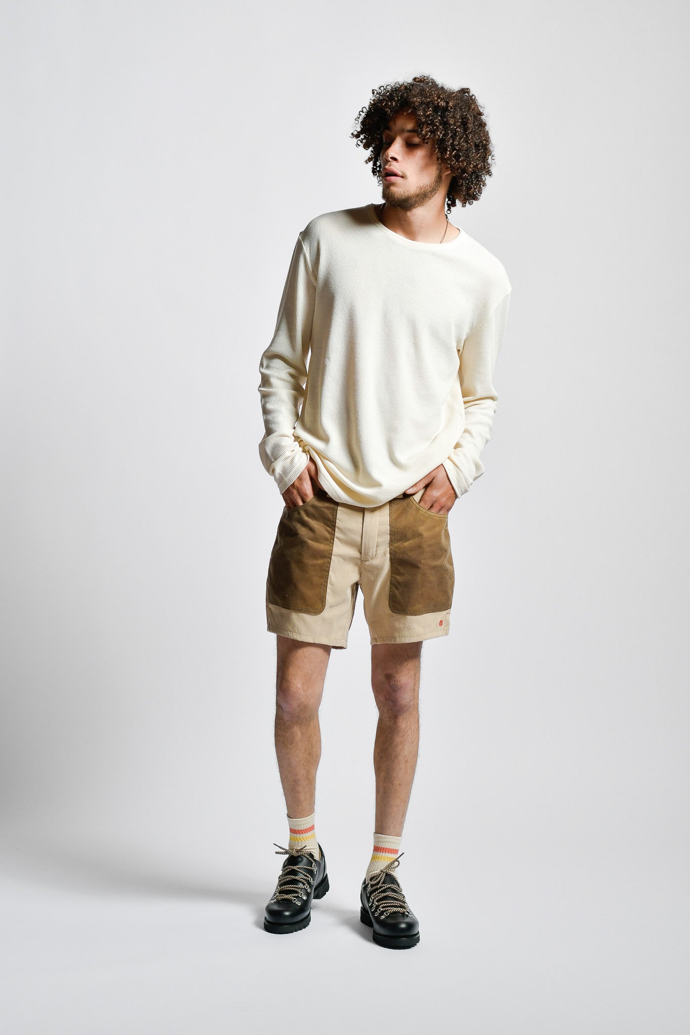 AMUNDSEN - FIELD SHORTS - 7 INCH - DESERT/TAN