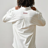 RANGER VELVET HALF ZIP - WHITE