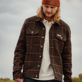 WOOL JACKET - HUNTER BROWN
