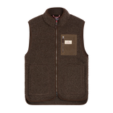 WOOL FLEECE VEST - COWBOY