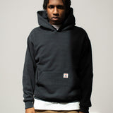HEAVYWEIGHT LOGO CROSS NECK HOODIE - DARK NAVY