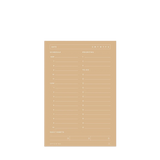 DAILY TASK PAD - BEIGE