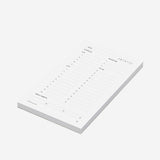 DAILY TASK PAD - WHITE