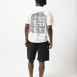 BOOK LABEL TEE - WHITE