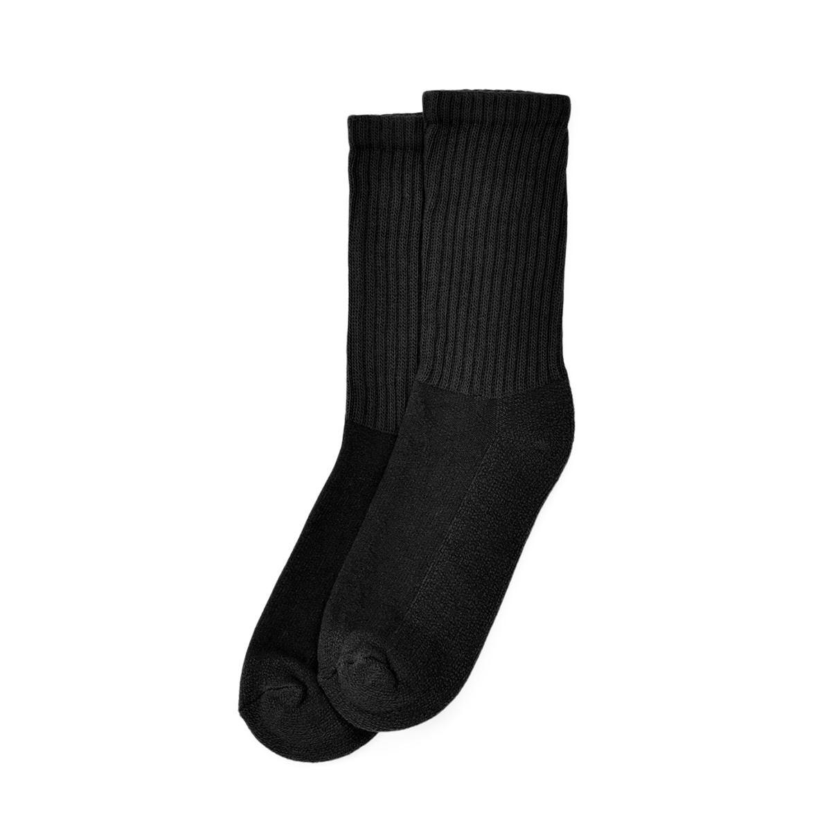 AMERICAN TRENCH - RETRO SOLID SOCK - WASHED BLACK