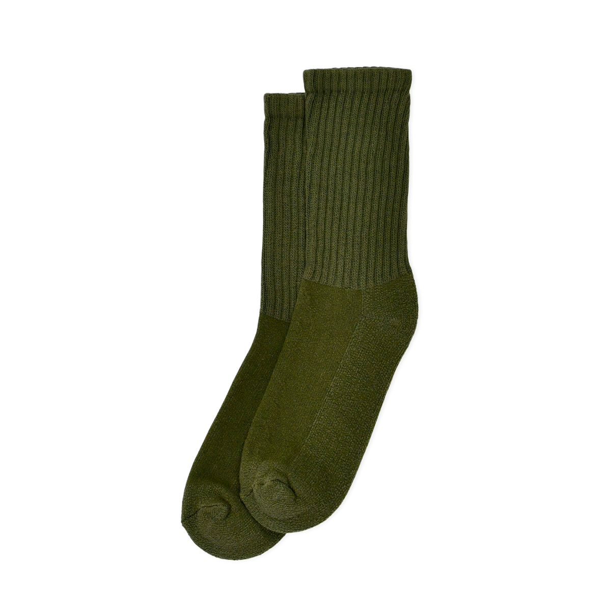 AMERICAN TRENCH - RETRO SOLID SOCK - OLIVE