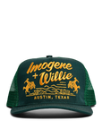 IMOGENE + WILLIE - TRUCKER HAT - BRONCO - GREEN