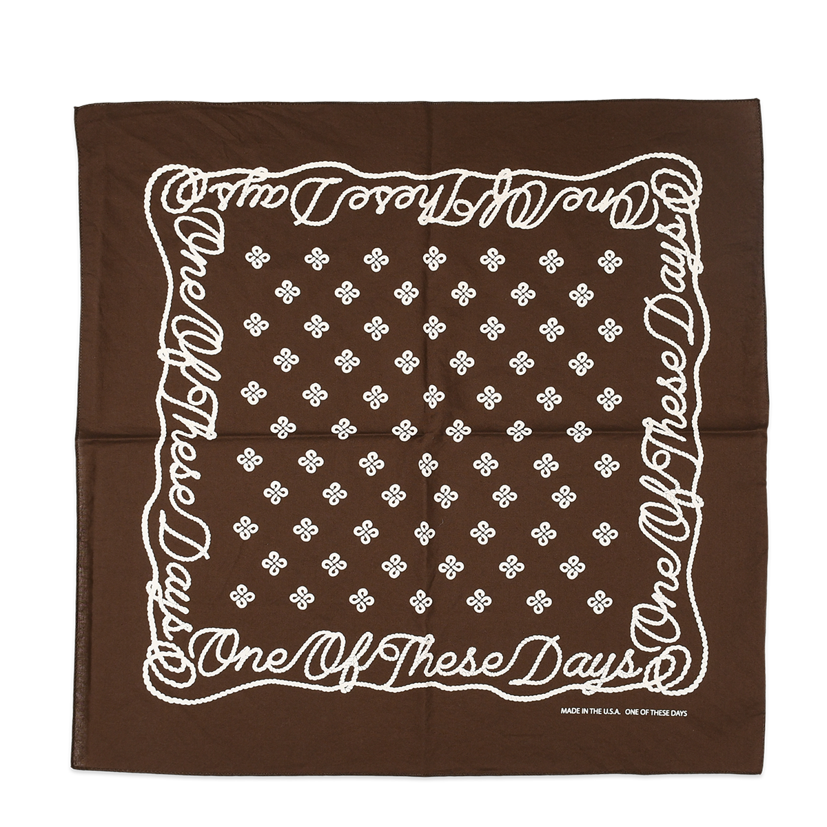 ONE OF THESE DAYS - ROPE BANDANA - BROWN