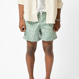 SWIM TRUNK - TROPIC CAMO - THYME