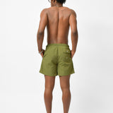 SWIM TRUNK - SOLID OLIVE