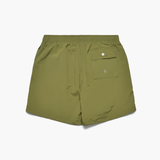 SWIM TRUNK - SOLID OLIVE