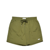 SWIM TRUNK - SOLID OLIVE
