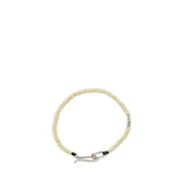 BEADED BRACELET - WHITE - D-720A