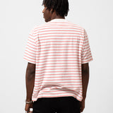 POCKET TEE PILE STRIPE - WHITE