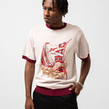 KNIT TEE JACQUARD - SAILING