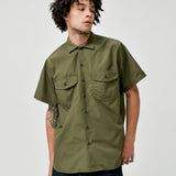 MULTI POCKET WORK TWILL - OLIVE