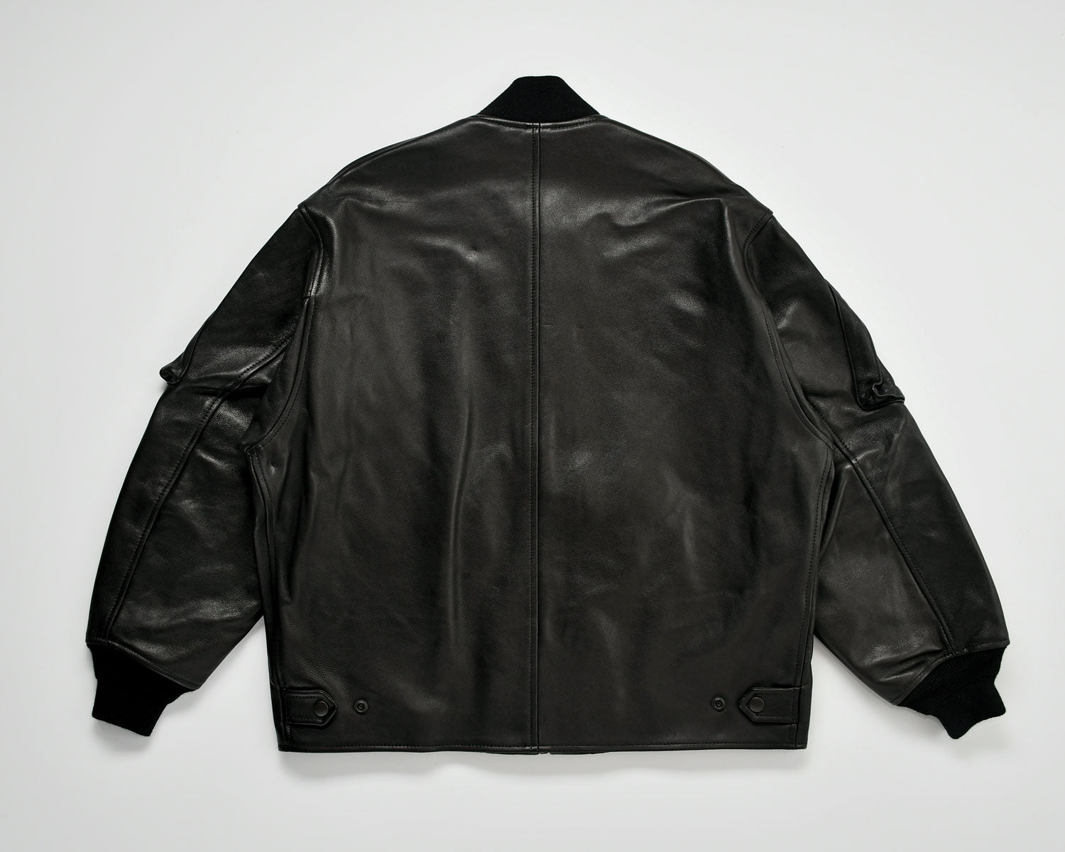 BEAMS+ - MIL FLIGHT JACKET LEATHER - BLACK