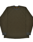 BEAMS+ - MIL QUILT CREW - OLIVE