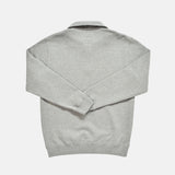 SWEAT HALF ZIP - HEATHER GREY