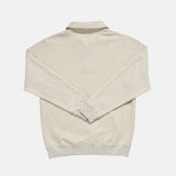 SWEAT HALF ZIP - OATMEAL