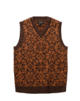 BEAMS+ - SNOW PATTERN VEST 3G - BROWN