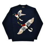 CREW INTARSIA DUCK - NAVY