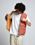 BEAMS+ - DOWN VEST NYLON OXFORD - ORANGE