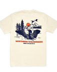 BIRD COLLECTIVE - TEE - NORTHERN WILDERNESS LOON - IVORY