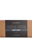 COCKTAIL KINGDOM - ESSENTIAL COCKTAIL SET - MATTE BLACK
