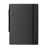 LARGE SLATE JOURNAL - BLACK - LINED
