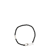 BEADED BRACELET - BLACK - D-720